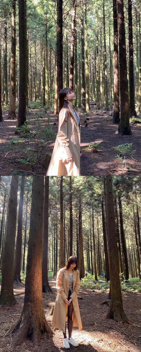 Ha Yeon-soo, la figura de hada en el bosque