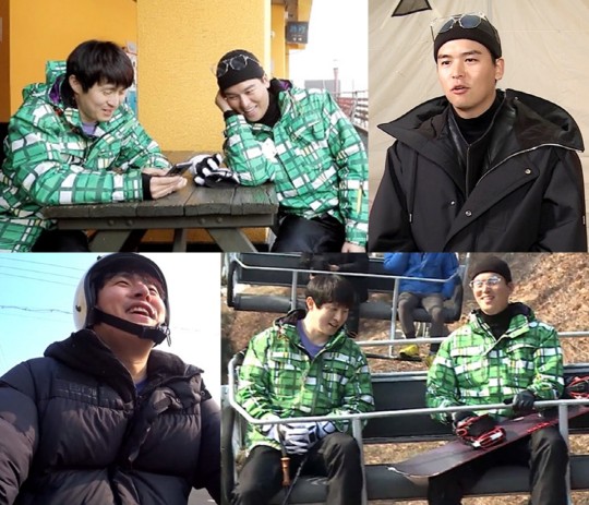 Resor Ski Lee Jang-Woo Gian84 Tanggal (?) & Kurir Kim Hyung-Joon, Selebriti?