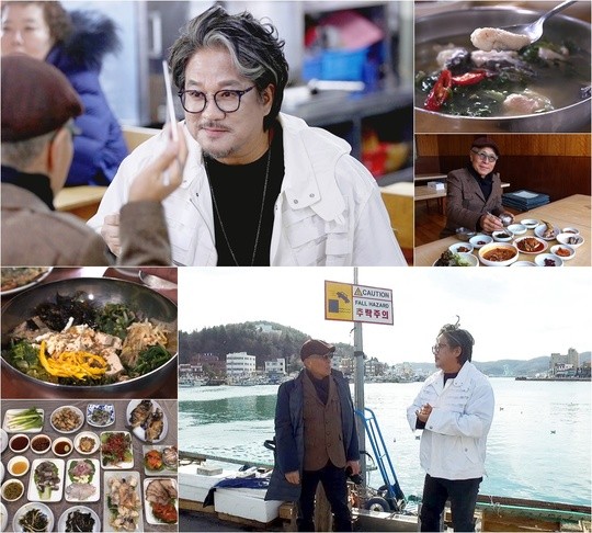 Lee Mu-song，62岁，是庆南统营市令人垂涎的食品展示柜。