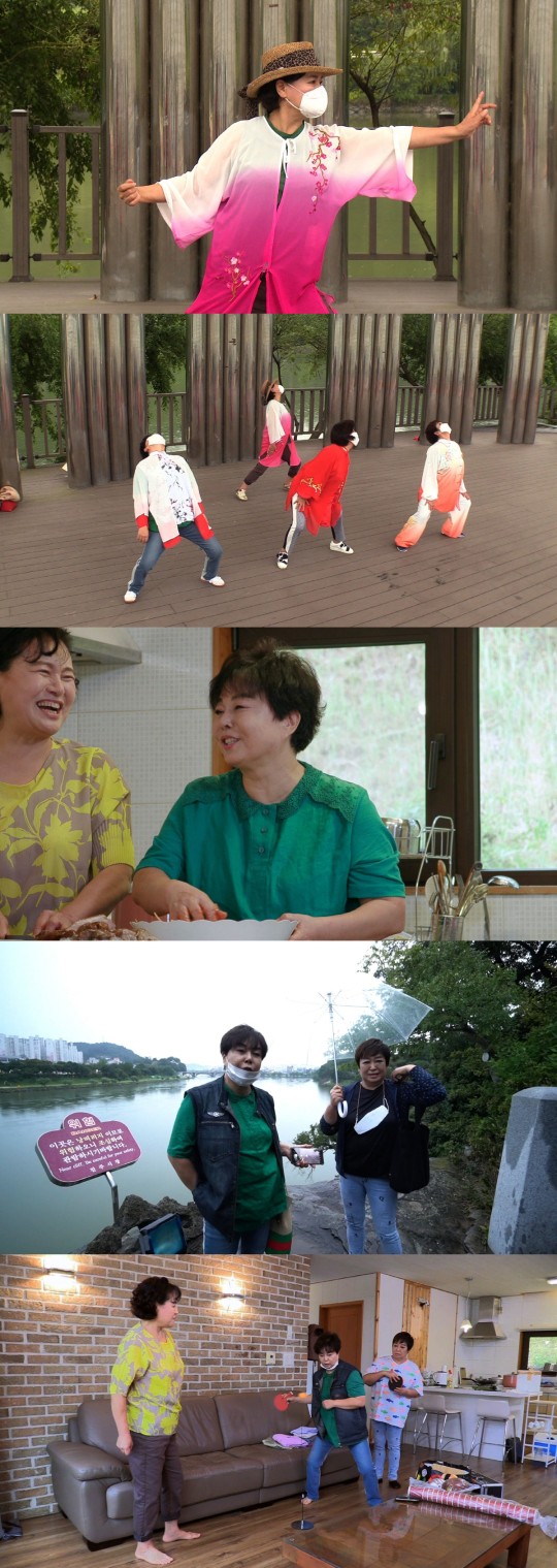 Lee Gyeong-ae visits Park Won-sook's house again after two years... Hye-eun falls in love with Taijiquan,'Let's live with Park Won-sook'